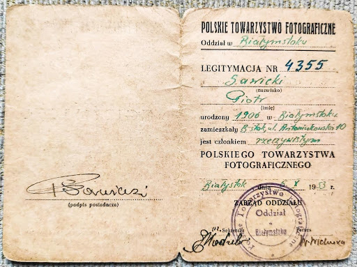 legitymacja polskie towarzystwo fotograficzne